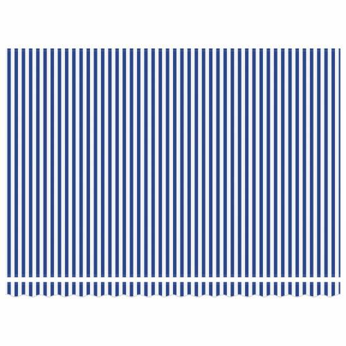 automatska uvlačna tenda plava i bijela 450x300 cm Cijena