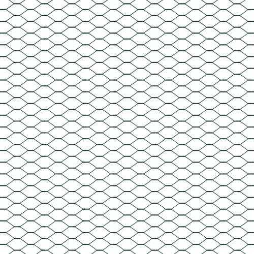 Hexagonalna Ograda Zelena 1.5x50 m Čelik Cijena