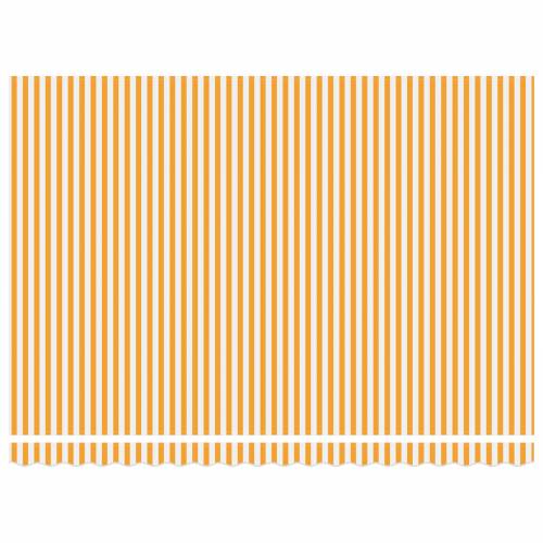Automatska izvlačna tenda narančasta i bijela 450x300 cm Cijena