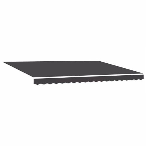 Manualna uvlačiva tenda Antracit 450x300 cm Cijena