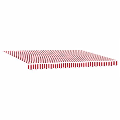 automatska uvlačiva tenda s LED crvena i bijela pruga 450x300 cm Cijena