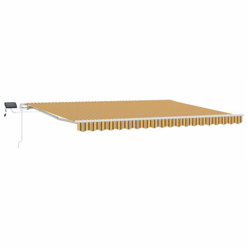 Ručno uvlačivo sjenilo s LED višebojnom prugom 450x300 cm Cijena