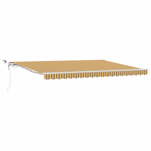 Automatska Uvlačiva Tenda s LED Višebojnim Pruge 450x300 cm Cijena