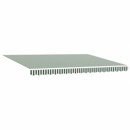 Automatska uvlačna tenda zelena i bijela 450x300 cm Cijena