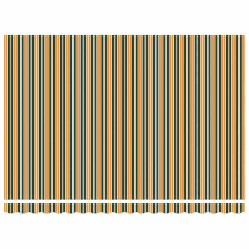 Ručno uvlačiva tendica s LED zeleno-žutom 450x350 cm Cijena