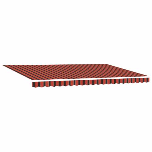 Automatska uvlačiva tenda s LED-om u narančastoj i smeđoj boji, 500x300 cm Cijena