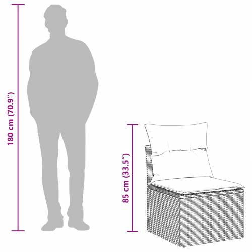 8 komadni vrtni sofa set s jastučićima bež poli ratan akacija Cijena
