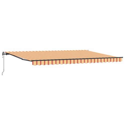 Automatska uvlačiva tend žuta i narančasta 500x300 cm Cijena