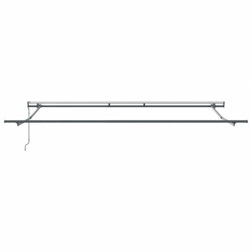 automatska uvlačiva tenda s višebojnim prugama 500x300 cm Cijena