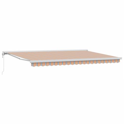Automatska Uvulačna Tenda Višebojna Pruga 500x300 cm Cijena