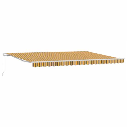 Ručna uvlačiva tenda s prugama u više boja 500x300 cm Cijena