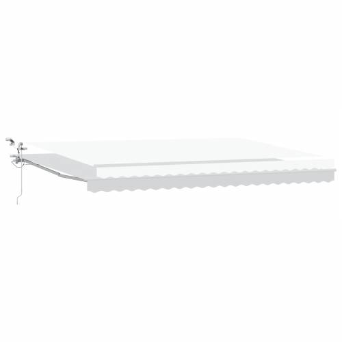 Automatska uvlačiva tenda s LED Bijela 500x350 cm Cijena