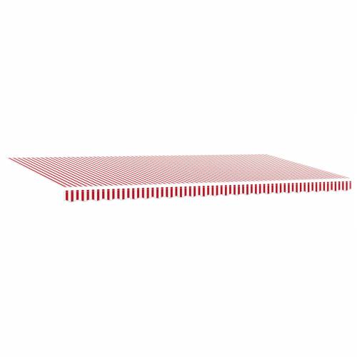 Ručna uvlačiva tenda s LED crveno-bijelim prugama 600x300 cm Cijena