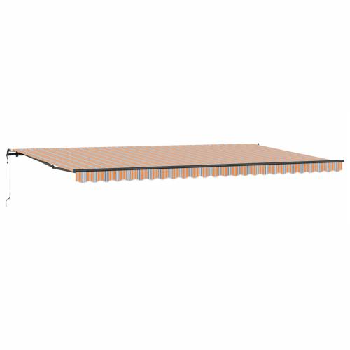 Automatska Vučna Tenda Prugasta Narančasta 600x300 cm Cijena