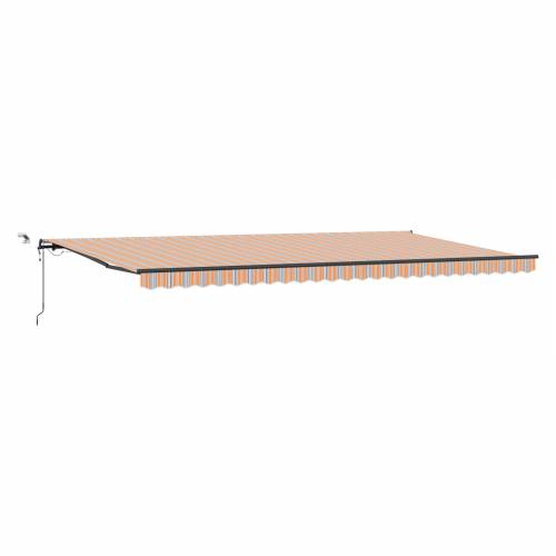 Automatska uvlačiva tenda s LED višebojnim trakama 600 x 300 cm Cijena