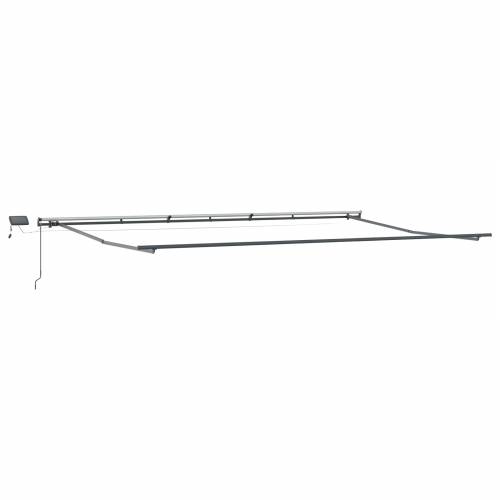 Ručno uvlačiva tenda s LED višebojnom trakastom 600x300 cm Cijena