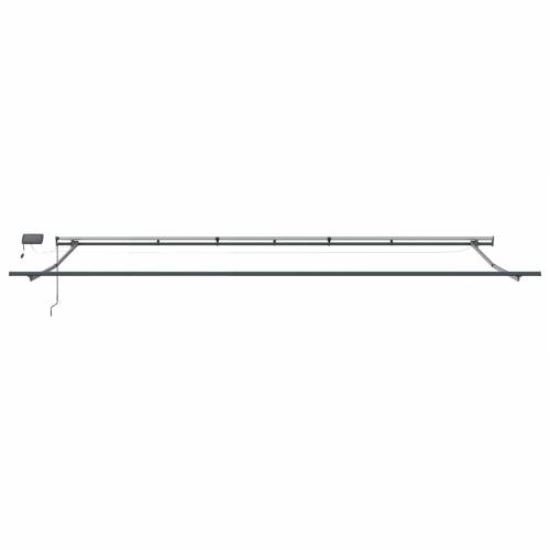Ručno uvlačiva tenda s LED višebojnom trakastom 600x300 cm Cijena
