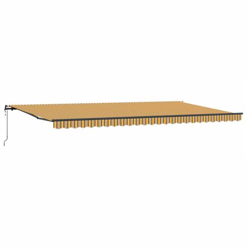 Automatska uvlačiva tenda s višebojnim prugama 600x300 cm Cijena