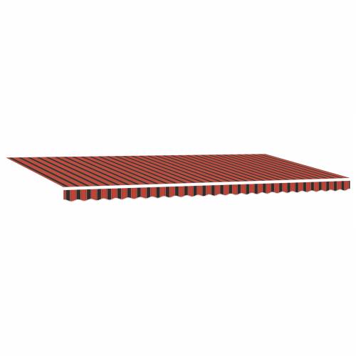 Ručno upravljana uvlačiva tenda s LED-om Narančasta i smeđa 600x350 cm Cijena