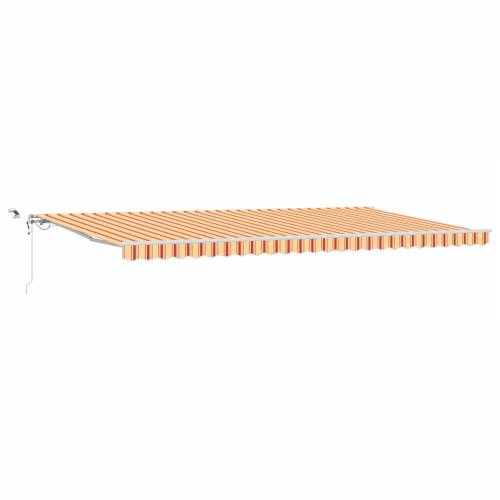 Automatska Uvlačiva Tenda s LED Žutom i Narančastom 600x350 cm Cijena