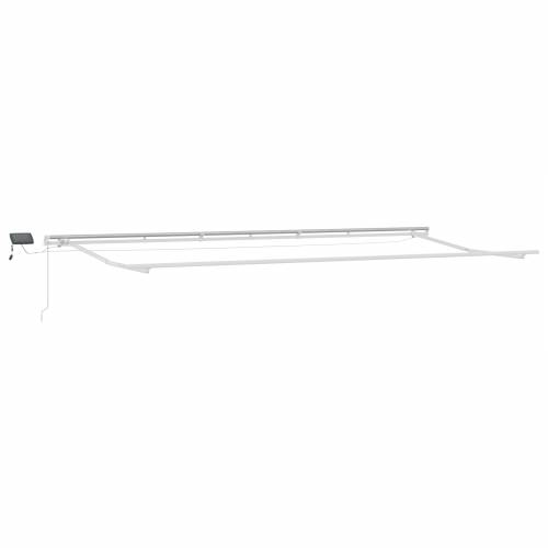 Manualna uvlačiva tenda s LED višebojnim prugama 600x350 cm Cijena