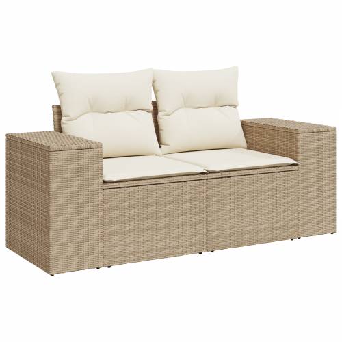 set od 12 komada vrtnih sofa s jastučićima bež poli ratan akacija Cijena