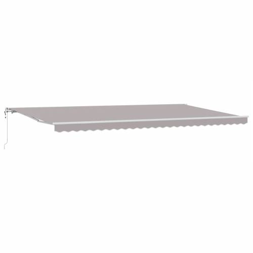 Automatska uvlačiva tenda svijetlosiva 600x350 cm Cijena