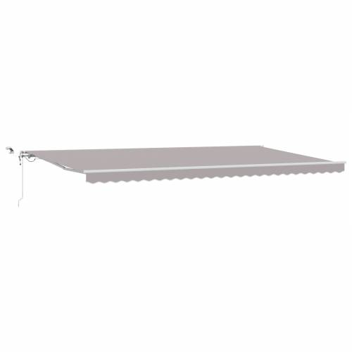 Automatska uvlačiva tenda s LED svjetlom Svjetlosiva 600x350 cm Cijena