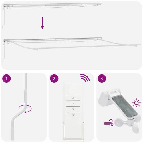 Automatska uvlačiva tenda s LED svjetlom Svjetlosiva 600x350 cm Cijena