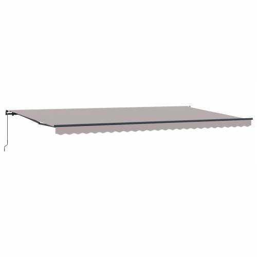 Ručna Uvlačiva Tenda Svjetlosiva 600x350 cm Cijena