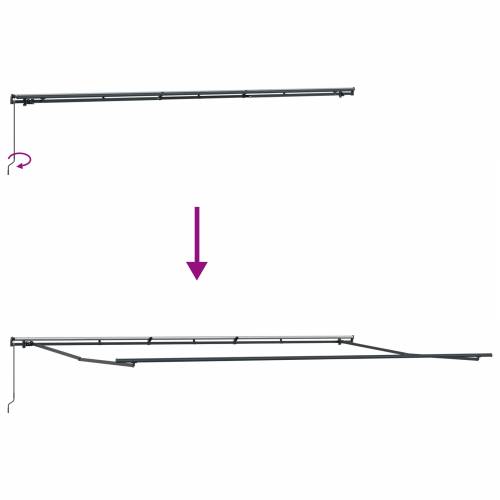 Ručna Uvlačiva Tenda Svjetlosiva 600x350 cm Cijena