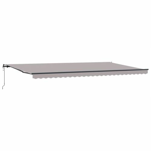 Automatska uvlačiva tenda Svjetlosiva 600x350 cm Cijena
