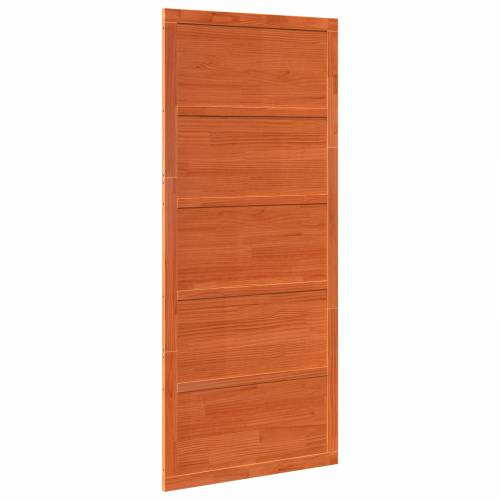 Krilna vrata Ulaštena smeđa 100x208 cm Čvrsto drvo bor Cijena