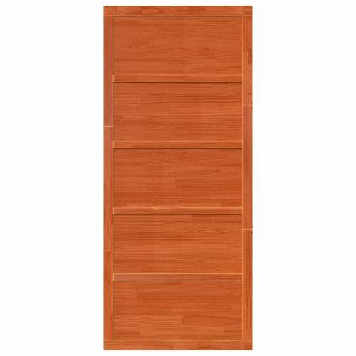 Krilna vrata Ulaštena smeđa 100x208 cm Čvrsto drvo bor Cijena