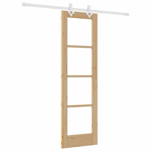 klizna vrata s opremom set 61x198.5 cm solidno drvo bor Cijena