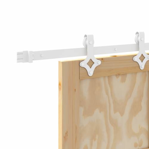 Klizna Vrata s Setom Hardvera 78x211 cm Čvrsta Drvena Bor Cijena