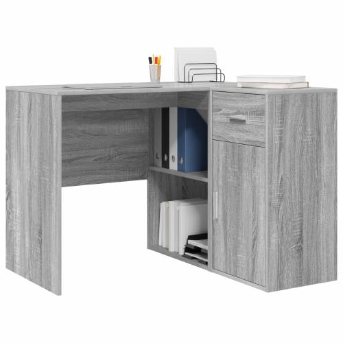 Kutni stol Sivi Sonoma 102x88x75 cm Konstrukcija od drva Cijena