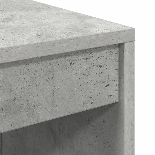 Radni Stol s Pohranom Betonski Sivi Inženjersko Drvo Cijena