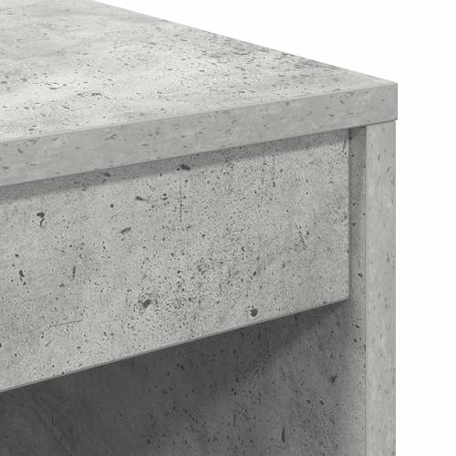 Stol s Skladištem Beton Sivi Konstruirano Drvo Cijena