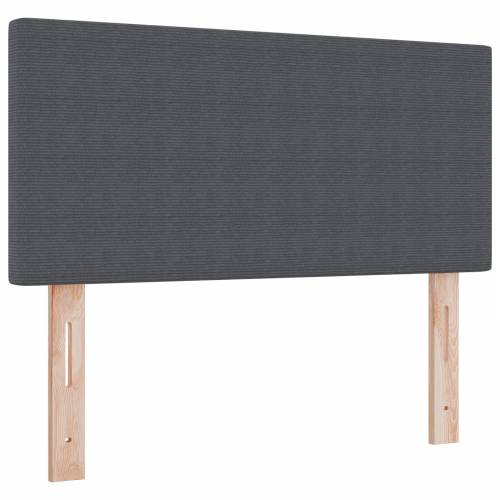 Krevet s podnicom s madracem i LED-om tamnosivi 80x200 cm Tkanina od žičane tkanine Cijena