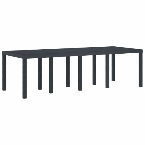 Vrtni stol Antracit 250x100x73 cm Poli Ratan Cijena