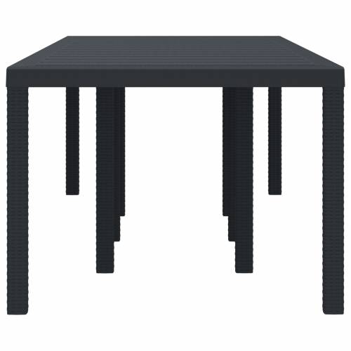 Vrtni stol Antracit 250x100x73 cm Poli Ratan Cijena