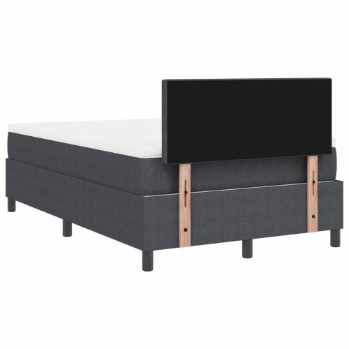 Box Spring Krevet s madracem & LED tamno sivi 120x200 cm žoržet Cijena