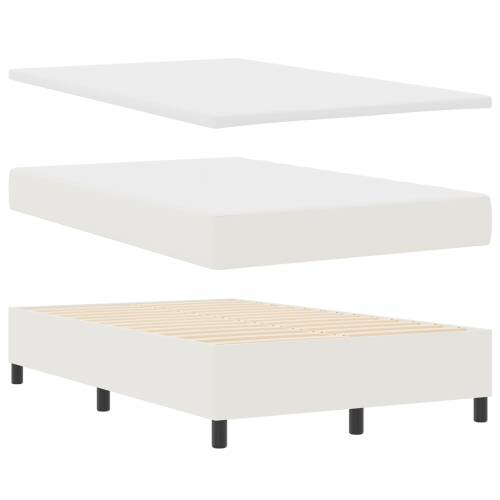 Krevet s oprugom s madracem i LED svjetlom 120x200 cm Tkanina od žoržeta Cijena