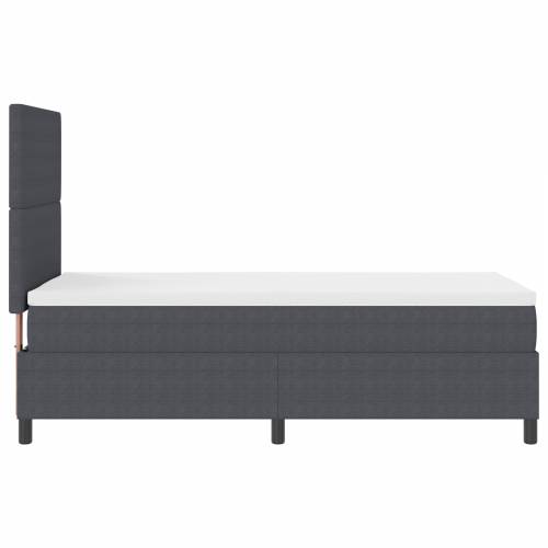 Boks opružni krevet s madracem & LED tamno siva 80x200 cm Kordura Cijena