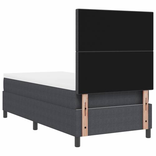 Boks opružni krevet s madracem & LED tamno siva 80x200 cm Kordura Cijena