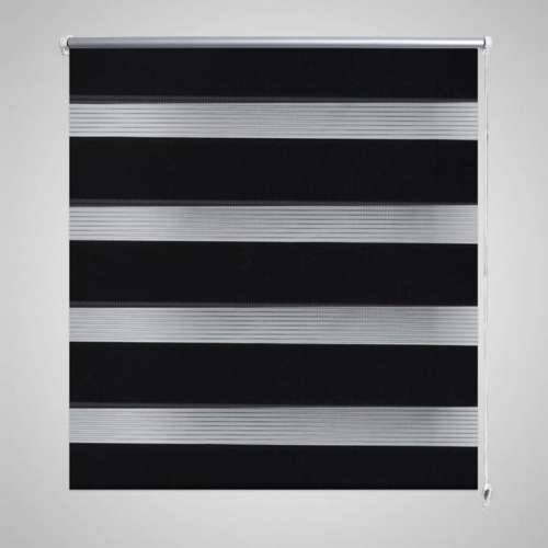 Rolo crne zavjese sa zebrastim linijama 40 x 100 cm Cijena