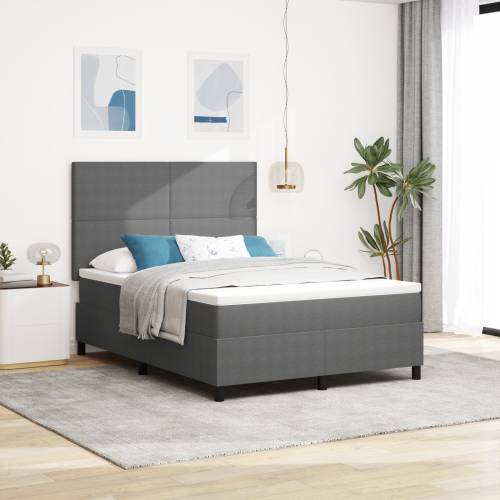 Krevet na Izvlačenje s Madracem & LED Svjetlom Svijetlo Sivi 140x200 cm Žoržet Cijena