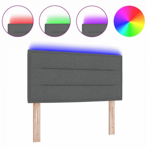 LED uzglavlje Tamnosivo 100 cm Tkanina Cijena