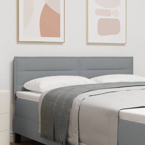 LED Uzglavlje Linijski Dizajn Svjetlosiva 72 cm Tkanina Cijena